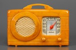 Motorola Radio 50XC ’Circle Grille’ in Warm Yellow Marbleized Catalin